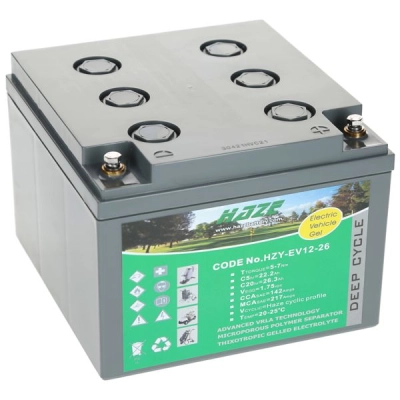 Akumulator Haze HZY EV 12 - 26 GEL 26Ah